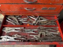 Drawer Lot of Assorted Tool Items with Mac Tools Drawer