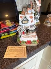 David Winter Cottage Hand-Painted Collectible, 7 Inches Tall