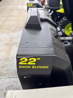 Ryobi 40V HP 22-Inch Cordless Snow Blower, Open Box, Our Price $599.99