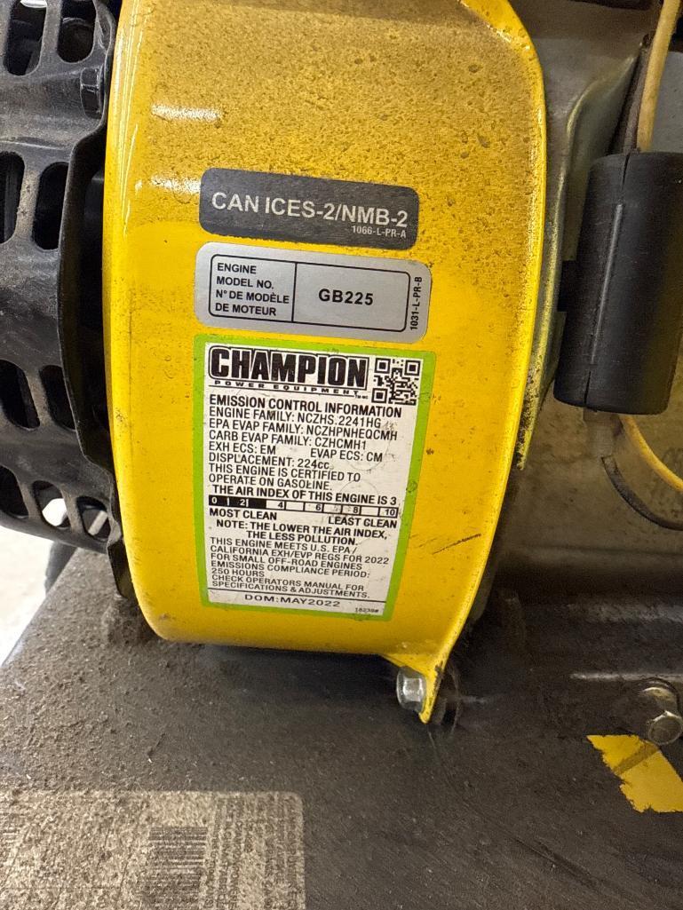 Open Box Champion 224cc OHV Walk-Behind Leaf Blower with 1300 CFM our price $299.99