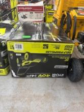 Ryobi 40V HP Brushless 20-Inch Self-Propelled Lawn Mower Kit  Open Box