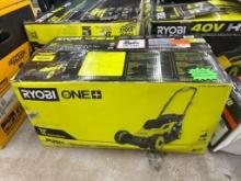 Ryobi ONE+ 18V 13-Inch Cordless Push Lawn Mower (Open Box)