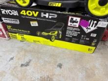 Ryobi 40V HP 20-Inch Brushless Push Mower Kit  Open Box our price $249.99