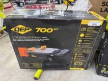 QEP 700XT 7-Inch Tile Wet Saw With Extension Table in Open Box