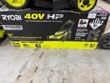 Ryobi 40V HP Brushless 21-Inch Self-Propelled Mower Kit (Open Box) our price $424.99
