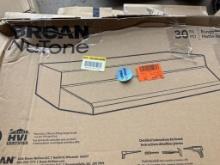 Broan-NuTone BUEZ1 30 in. Ductless Under Cabinet Range Hood, Stainless Steel, Open Box