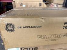 Open Box GE Appliances 30-Inch Built-In Microwave Trim Kit in White