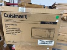 Cuisinart 0.7 Cu. Ft. 700-Watt Countertop Microwave in Black and Stainless Steel, Open Box