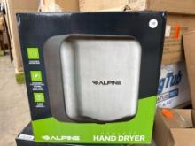 Alpine Hemlock Stainless Steel Hand Dryer  Open Box