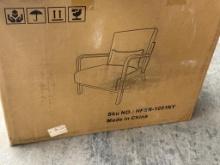Cavinas Linen Accent Chair with High Backrest, SKU HFSN-1051NY