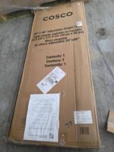 Open Box COSCO 20 x 48 Adjustable Height Table in Original Packaging