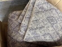Open Box: Set of Carpet Mats in Neutral Multicolor Pattern