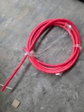 Open Box Red Electrical Wire Coiled Length