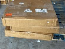 Open Box: Lot of 3 Boxes of Kolasus White 24 in. x 24 in. Matte Porcelain Marble Look Tile
