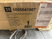Open Box 18x60x72 5-Tier Chrome Deco Wire Shelving Unit
