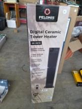 Pelonis Digital Ceramic Tower Heater, 30-Inch, Open Box