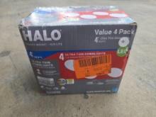 Open Box Halo Value 4-Pack 4-Inch LED Ultra Thin Downlights