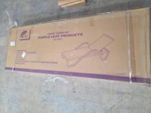 Purple Leaf Chaise Lounge Set in Dark Grey/Light Grey, New in Open Box