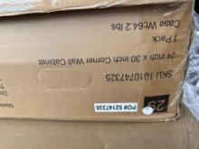 Hampton Bay Avondale 24 in. W x 24 in. D x 30 in. H Ready to Assemble Plywood Shaker Corner Kitchen