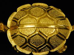 24K Gold Turtle Figure - 1.5" x 3" x 2" - Original Box - 37.47 Grams