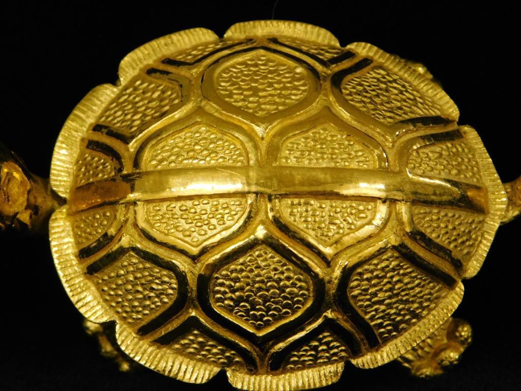 24K Gold Turtle Figure - 1.5" x 3" x 2" - Original Box - 37.47 Grams