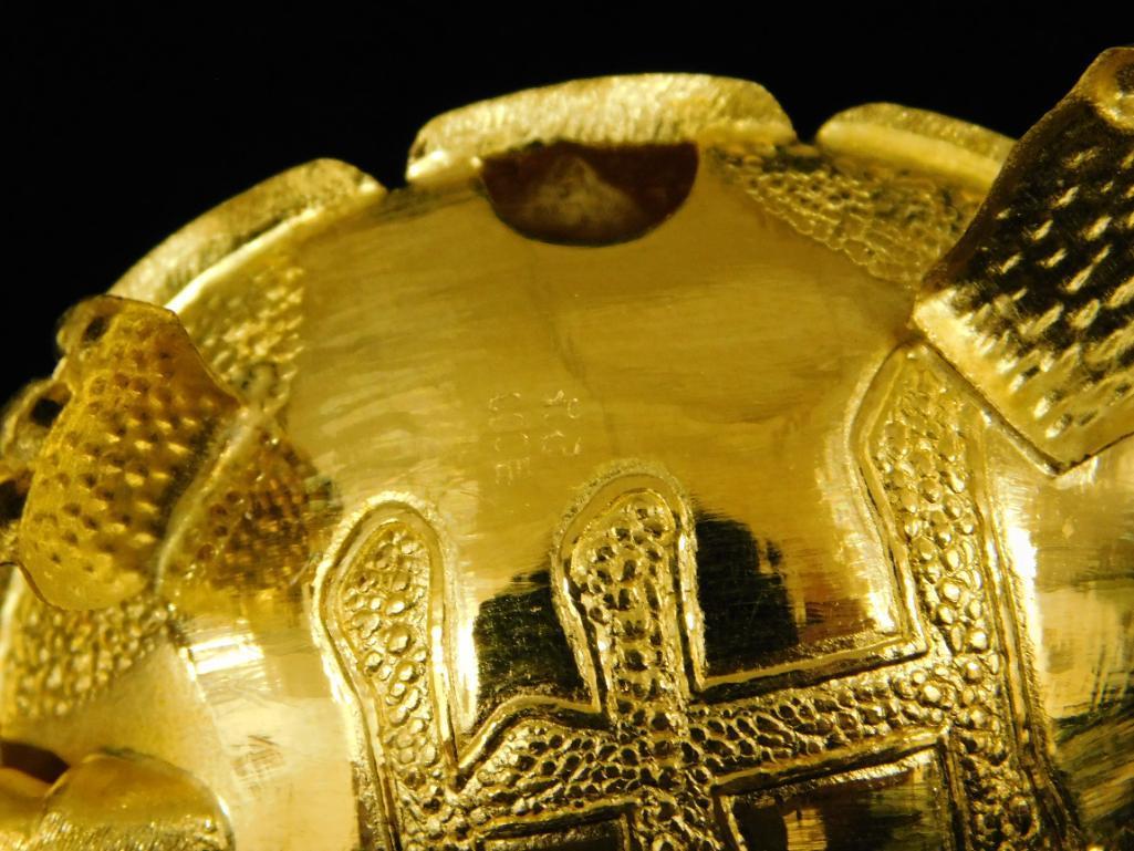 24K Gold Turtle Figure - 1.5" x 3" x 2" - Original Box - 37.47 Grams