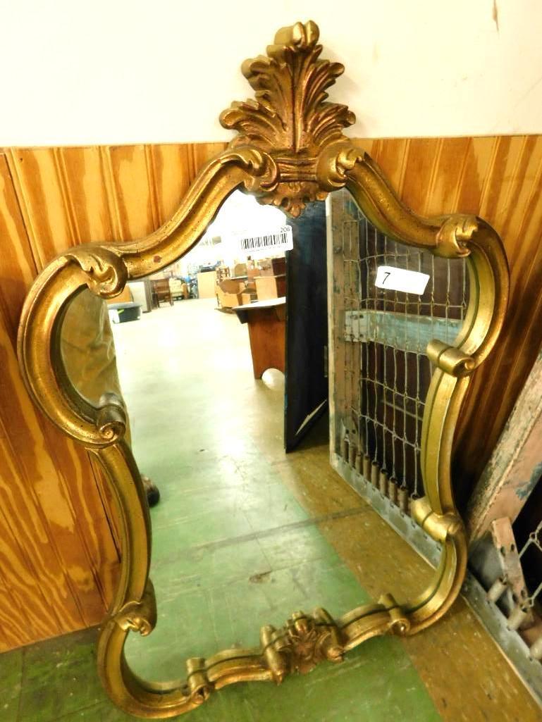 Gold Gilded Mirror