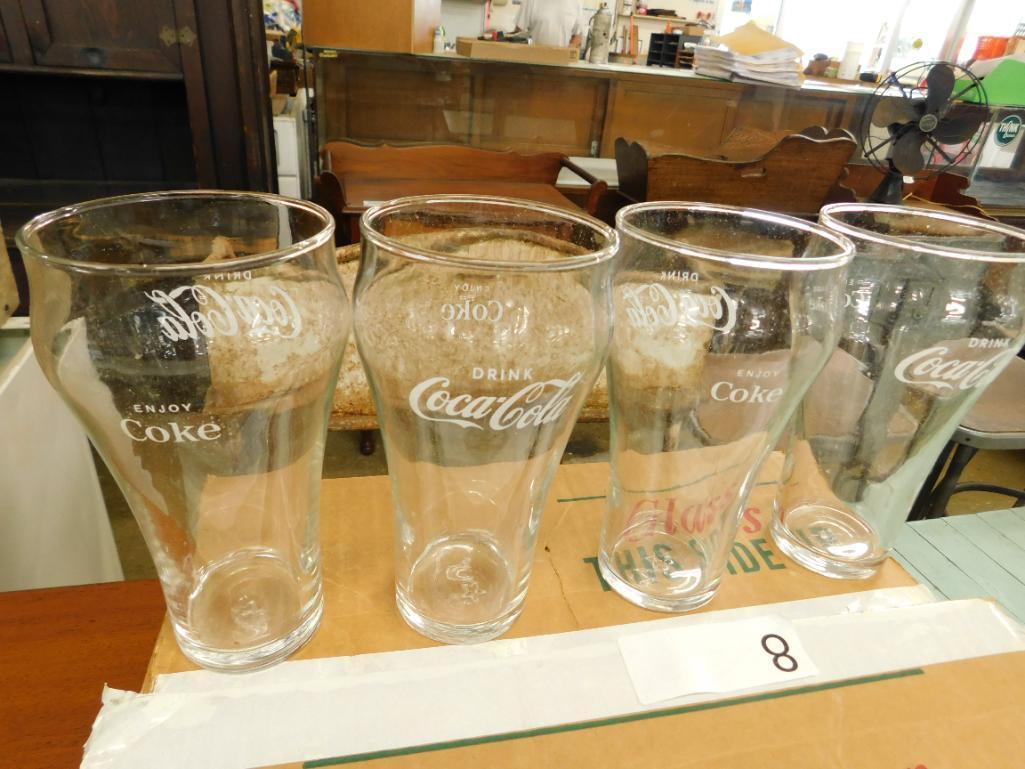 Originally Boxed Coca Cola Glasses - 12 16oz