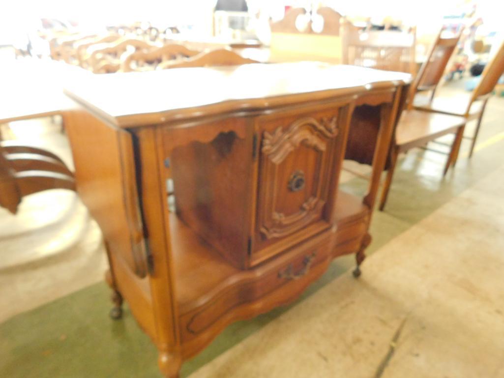 Basset Furniture Serving Cart on Wheels