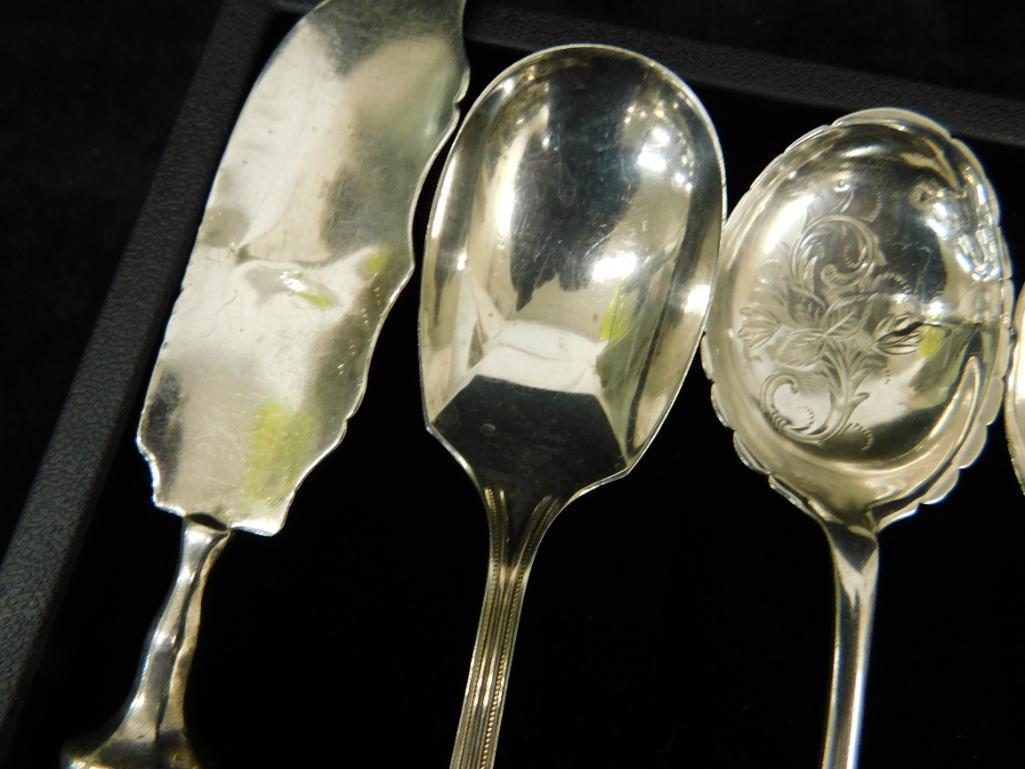 Sterling Silver - 6 Misc Spoons Plus 1 Weighted - 99.0 Grams Plus Weighted