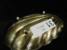 Sterling Silver - Reed and Barton - Seashell Nut Dish - 1.5" x 8" x 5" - 200.0 Grams