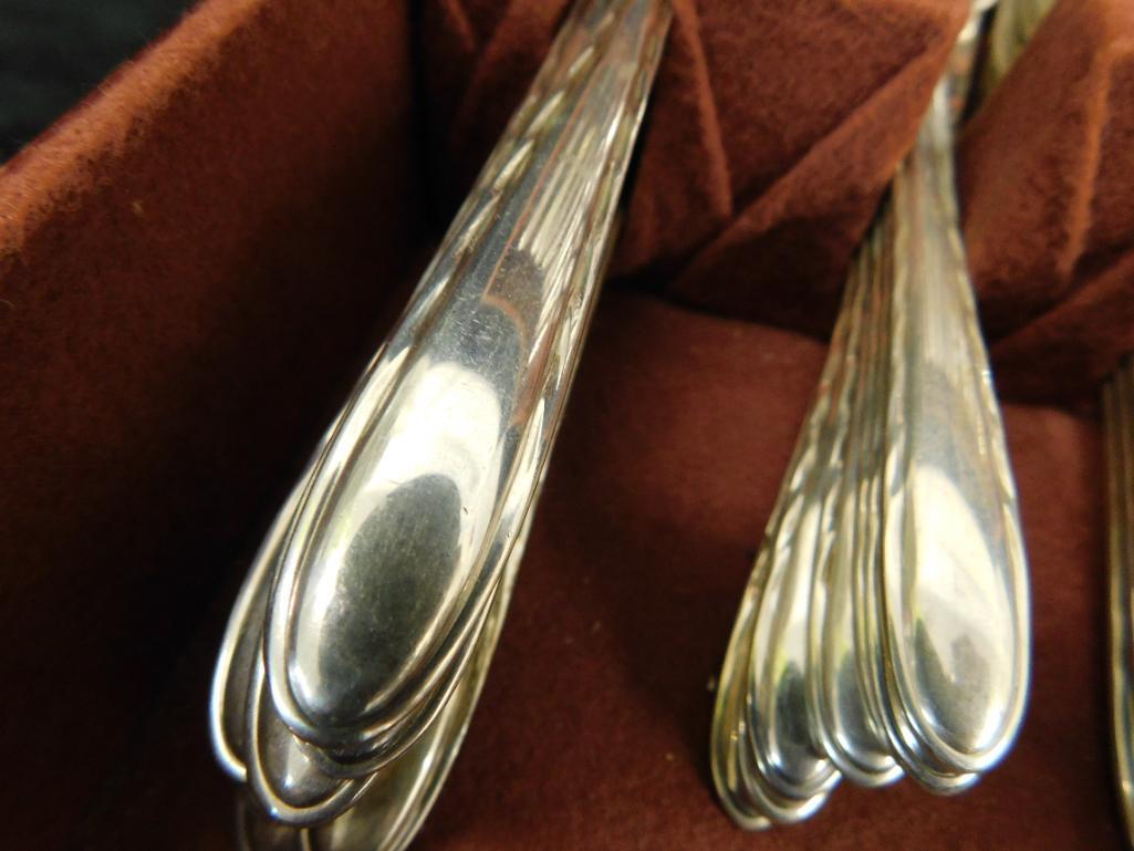 Sterling Silver - Flatware Set - Towle - Silver Mutes - 2399.0 Grams Plus 13 Weighted