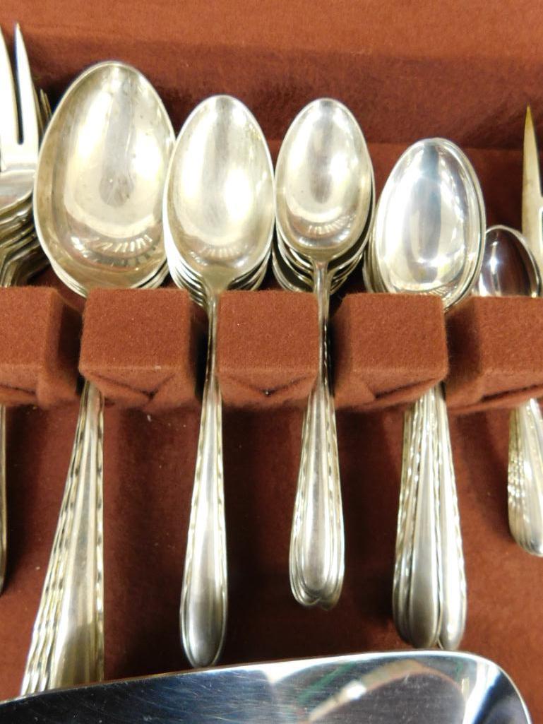 Sterling Silver - Flatware Set - Towle - Silver Mutes - 2399.0 Grams Plus 13 Weighted