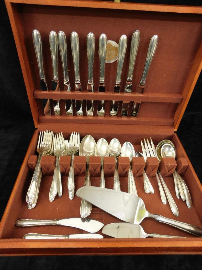 Sterling Silver - Flatware Set - Towle - Silver Mutes - 2399.0 Grams Plus 13 Weighted