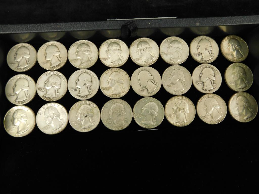 24 Silver Quarters