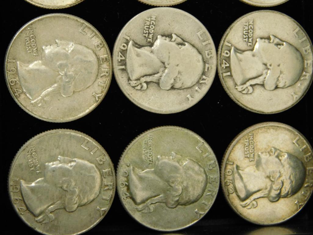 24 Silver Quarters