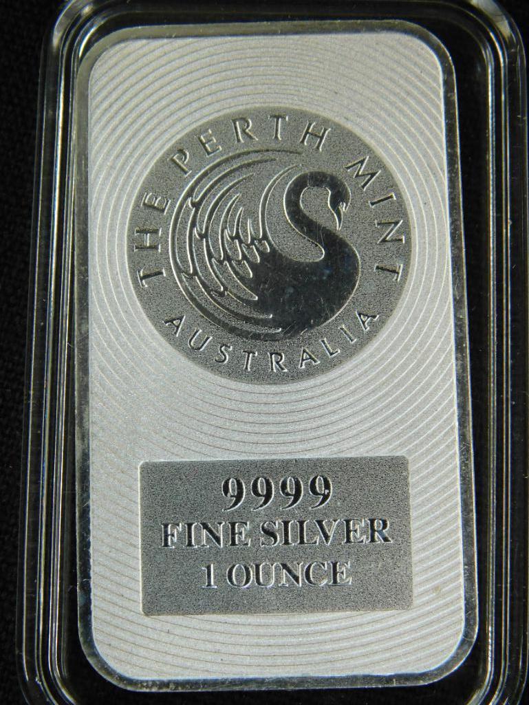 Perth Mint - Australia - 1 Ounce .9999 Silver - Bar