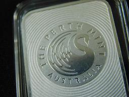 Perth Mint - Australia - 1 Ounce .9999 Silver - Bar