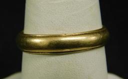 14K Yellow Gold - Ring - Size 11.5 - Band - 4.8 Grams