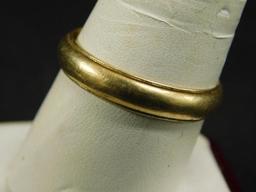 14K Yellow Gold - Ring - Size 11.5 - Band - 4.8 Grams