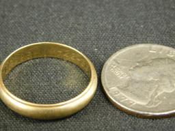 14K Yellow Gold - Ring - Size 11.5 - Band - 4.8 Grams