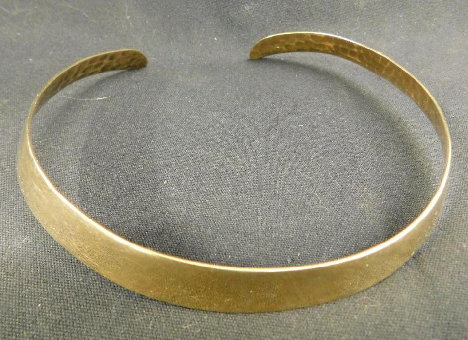 14K Yellow Gold - Choker Necklace - Signed Linda Joslin - 67.0 Grams