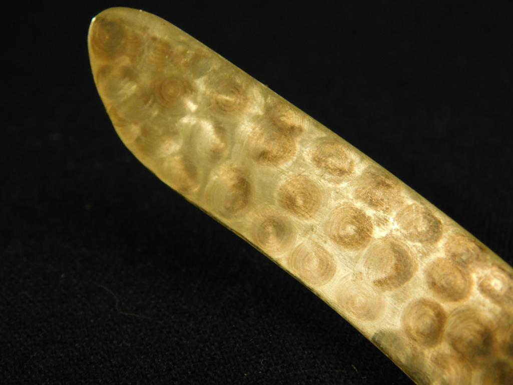 14K Yellow Gold - Choker Necklace - Signed Linda Joslin - 67.0 Grams