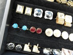 Tray Lot of Vintage Mens Cuff Links