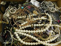 Box Lot of Bulk Costume Jewelry