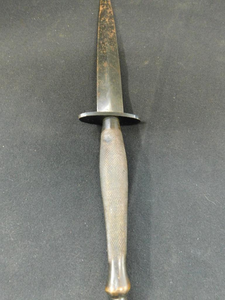 Vintage All Metal J&J Marshall Dagger - Glasgow - 11.75" Long