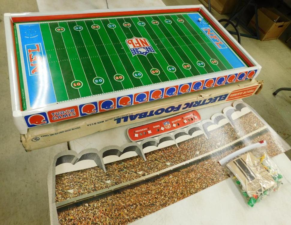 Vintage Tudor Games - Electric Football - original Box - Untested - 3" x 37.5" x 20.5"