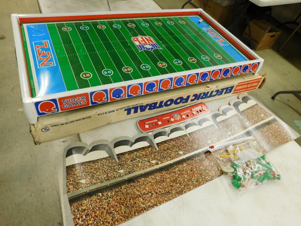 Vintage Tudor Games - Electric Football - original Box - Untested - 3" x 37.5" x 20.5"