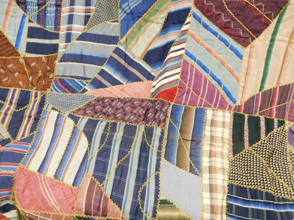 Vintage Crazy Quilt - 86" x 72"