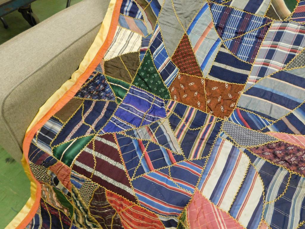 Vintage Crazy Quilt - 86" x 72"